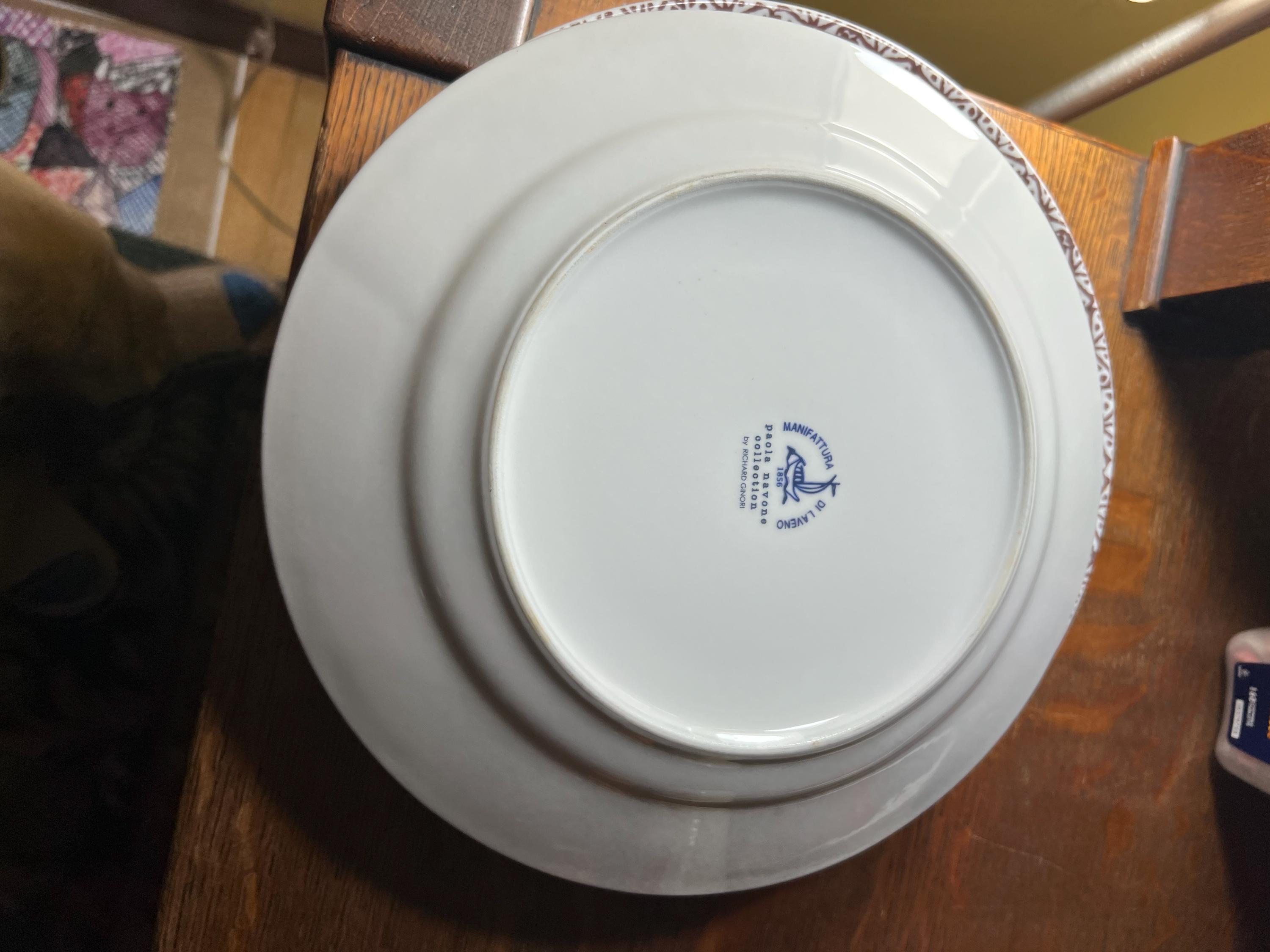 Richard Ginori Paola Navone Folk Art Plate - Etsy