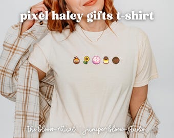 Przytulna koszulka z grafiką pikselową | prezent dla miłośników Haley