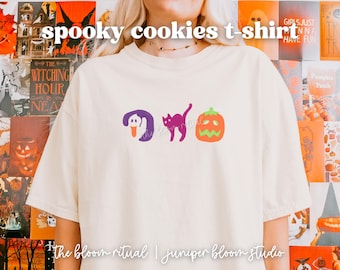 Koszula z ciasteczkami w kolorach komfortu | prezent na Halloween na jesień