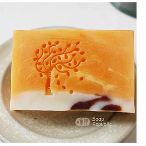 Windgepeitschter Baum / 100% Handarbeit + Baum Acrylseifenstempel/Keksstempel/Keksstempel/Papierstempel