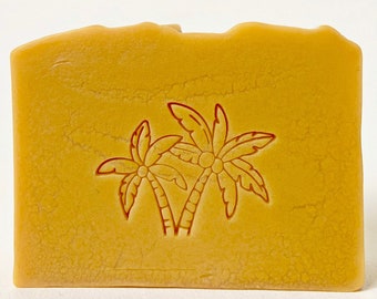 Coconut tree Soap Acrylic Soap Stamp/Cookie Stamp/Clay Ceramics Pottery Stamp/Paper Stamp