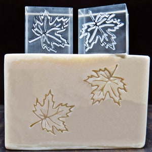 Ahornblatt Acryl Seifenstempel/Plätzchenstempel/Tonkeramik-Keramikstempel/Papierstempel