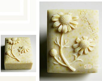 SoapRepublic Chamomile Silicone Soap Mold / Candle Mold / Clay Mold