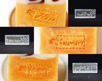 Hair/Laundry/Kitchen Acrylic Soap Stamp/Cookie Stamp/Clay Ceramics Pottery Stamp/Paper Stamp