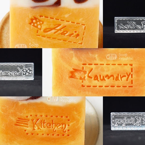 Hair/Laundry/Kitchen Acrylic Soap Stamp/Cookie Stamp/Clay Ceramics Pottery Stamp/Paper Stamp