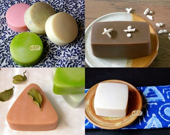 Round / Rectangular / Triangle / Square Shape Silicone Soap Mold / Candle Mold (1 cavity mold)