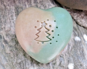 X'mas Tree / Snowman Acrylic Soap Stamp/Cookie Stamp/Clay Ceramics Pottery Stamp/Paper Stamp/Concrete stamp