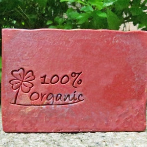 100% Organic Acrylic Soap Stamp/Cookie Stamp/Clay Ceramics Pottery Stamp/Paper Stamp