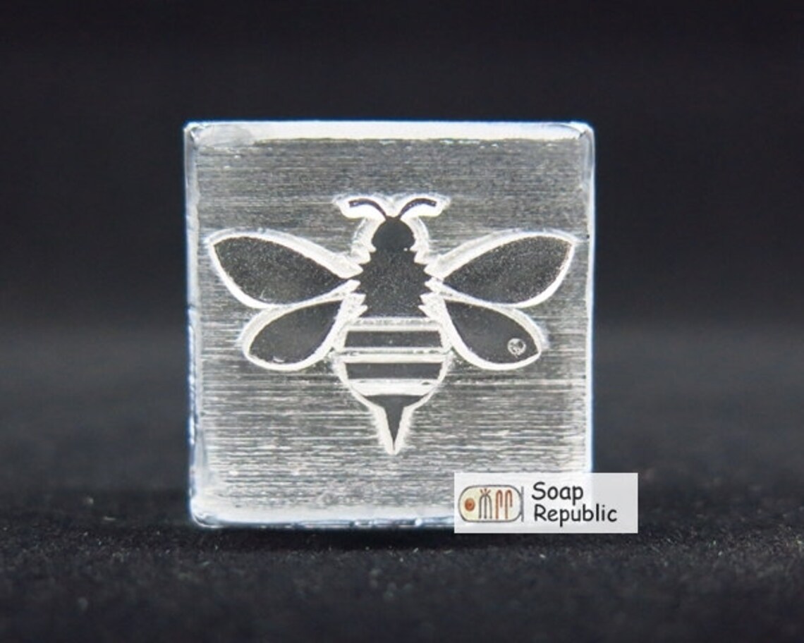 Small Honey Bee Acrylic Soap Stamp/Paper Stamp/Cookie Etsy