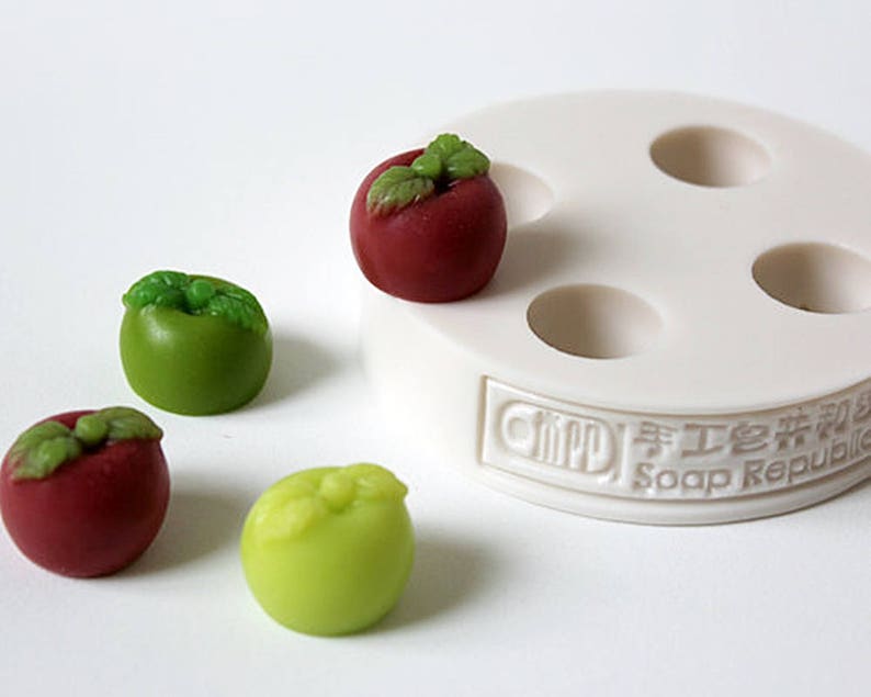 Mini Apple 4 in 1 Silicone Soap Mold/candle Mold/resin Etsy