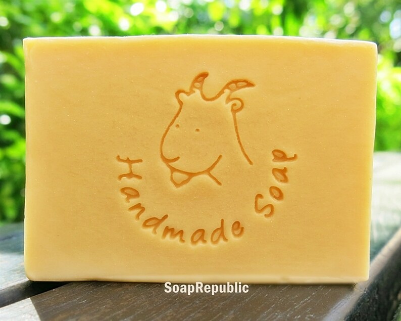 SoapRepublic Goat / Goat Milk / Handmade Acrylic Soap Stamp / Etsy