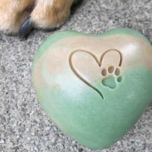 Timbro in acrilico per sapone con simbolo di amore animale, zampa e cuore/timbro per biscotti/timbro in ceramica per argilla/timbro di carta