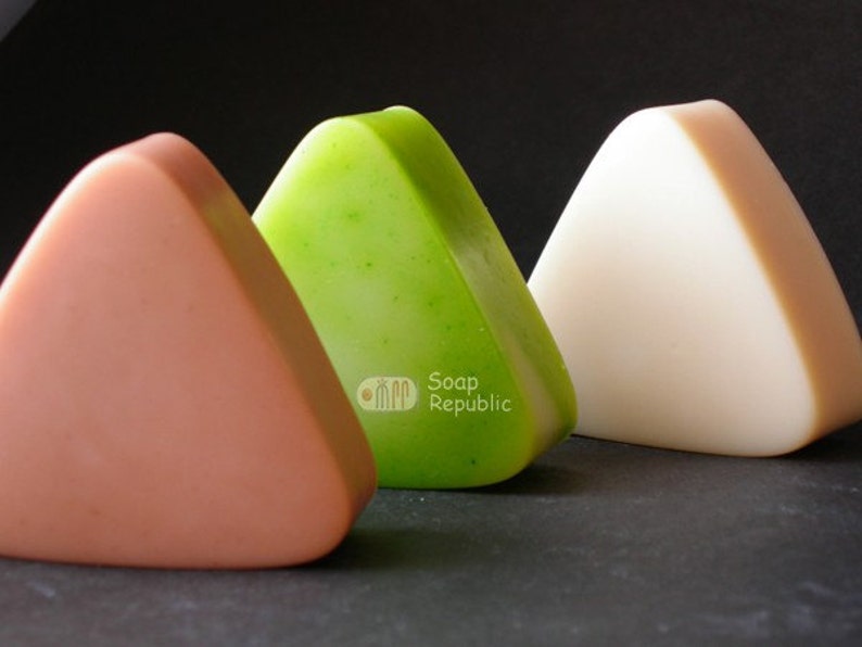 Triangle Shape / 6 Cavity / Silicone Soap Mold / Candle Mold Etsy