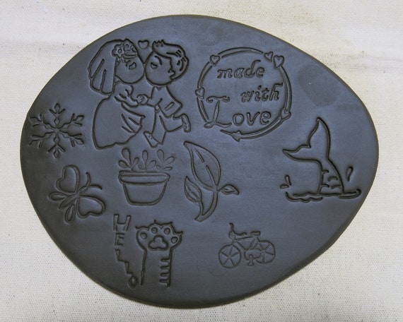 Good Vibes Only 50x20mm/35x35mm/acrylic Soap Stamp/cookie Stamp/clay  Ceramics Pottery Stamp 