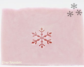 20mm Snowflake, star, bike...  Acrylic Soap Stamp/Cookie Stamp/Paper Stamp/Clay Stamp/Pottery Stamp