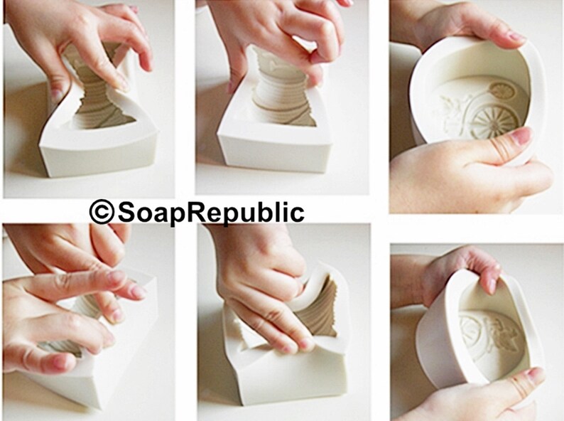 Vintage Telephone Silicone Soap Mold / Candle Mold image 10