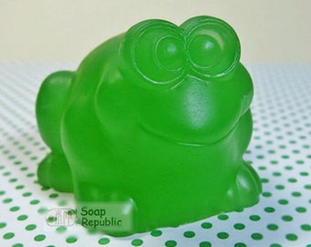 Frog (1-Cavity) / Mini Frog (4-Cavity) Silicone Soap Mold / Candle Mold / Resin Mold / Clay Mold