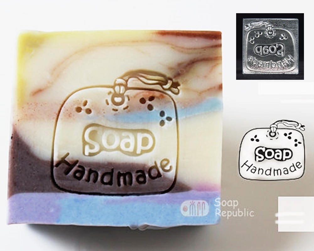 Handmade Soap 35x35mm Acrylic Soap Stamp / Cookie Stamp / Clay