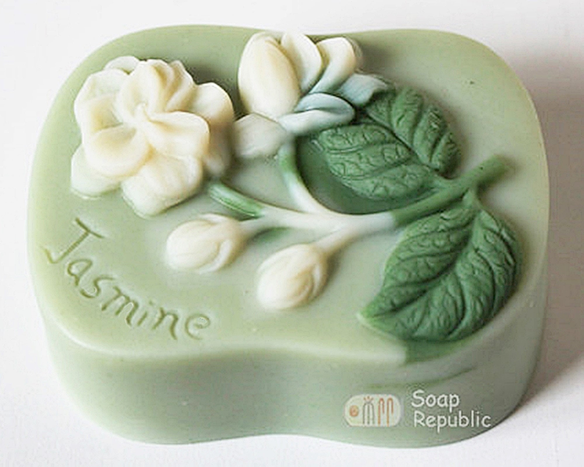 SoapRepublic Jasmine Flower 105g CP Silicone Soap Mold / Etsy