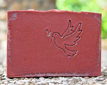 Dove Acrylic Soap Stamp/Cookie Stamp/Clay Ceramics Pottery Stamp/Paper Stamp