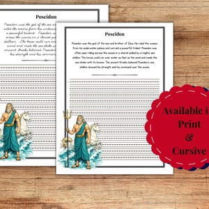 Greek Mythology Coloring Book for Kids: 25 Gods & Goddesses (PDF) - Etsy