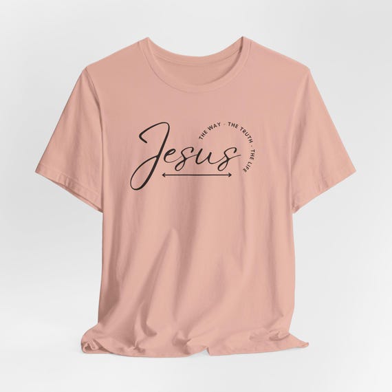 Men's Jesus the Way Jersey Short Sleeve Tee - Etsy