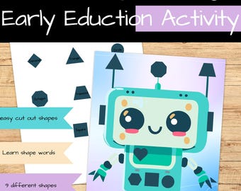 Activiteit voor vroege educatie op vorm
