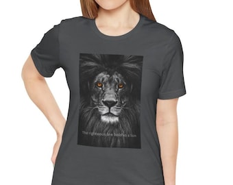 Women's Christian Bold as a Lion Short Sleeve Tee