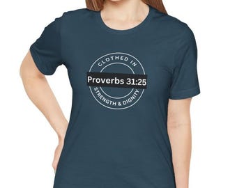 Camiseta cristiana de Proverbios 31 para mujer