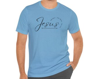 Men's Jesus The Way Jersey Short Sleeve Tee