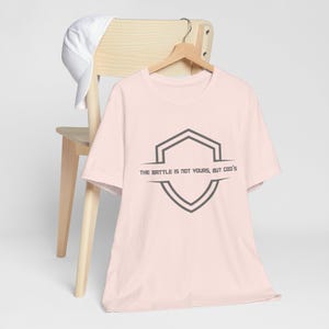 Women&#39;s the Battle is Not Yours, but God&#39;s Jersey Short Sleeve Tee
