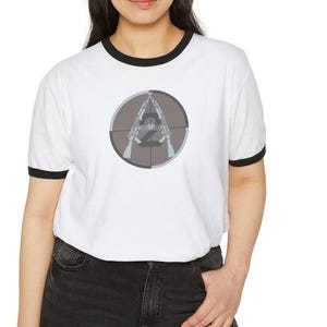 Women's Patriotic 2A Ringer Tee, Second Amendment, American Freedom