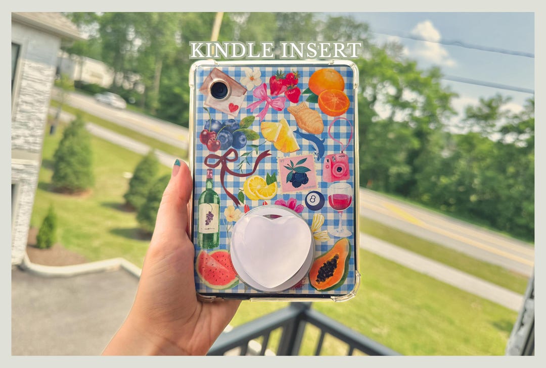 Italian Summer Kindle Insert – Printable E-reader Cover for Clear Case ...