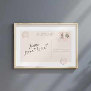 Impressão digital com tema de cartão-postal, arte de parede de viagem vintage, pôster para impressão, download instantâneo, arte de parede de galeria