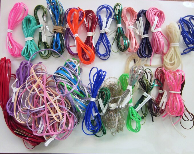 Xacto Plexon Lot of Flat Plastic Lace Cording for Lanyards Etsy