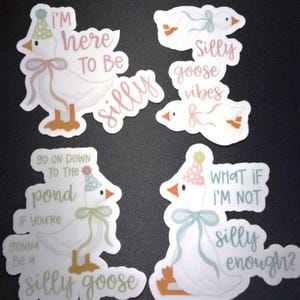 Silly Goose Sticker Set