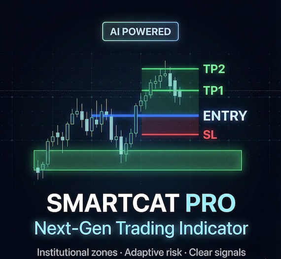 TradingView Indicator Non-Repaint AI | Smart Money Buy Sell Signals | BTC Crypto Forex Strategy | Auto Support Resistance Zones