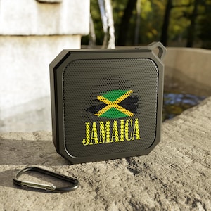 Jamaican Outdoor Bluetooth Speaker, Portable Speaker for Beach, Travel, Backyard BBQ, Wireless Audio Experience