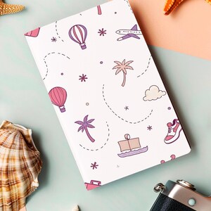 Custodia per passaporto da viaggio, grazioso accessorio da viaggio, essenziale per le vacanze, regalo per viaggiatori, copertina per diario d&#39;avventura, per gli amanti degli aerei