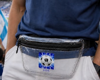 World Cup Fan Clear Fanny Pack, Soccer Gift