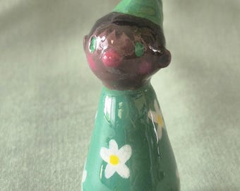 Gnome Handpainted Folk Art Dollhouse Miniature