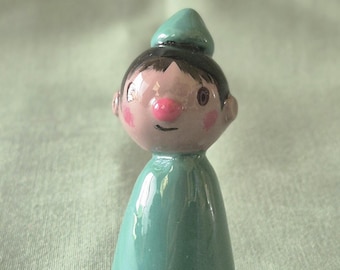 Gnome Handmade Dollhouse Figurine: Handpainted Folk Art