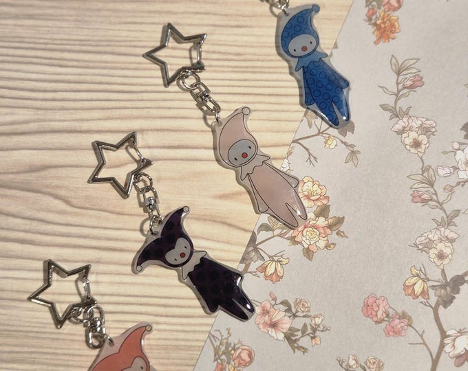 Custom Clown Charm, Blind Bag Keychain