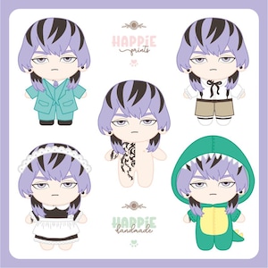 Tokyo Revengers / Printable Paper Dolls / Rindou Haitani / PDF File / PNG File / JPG File /Digital Art