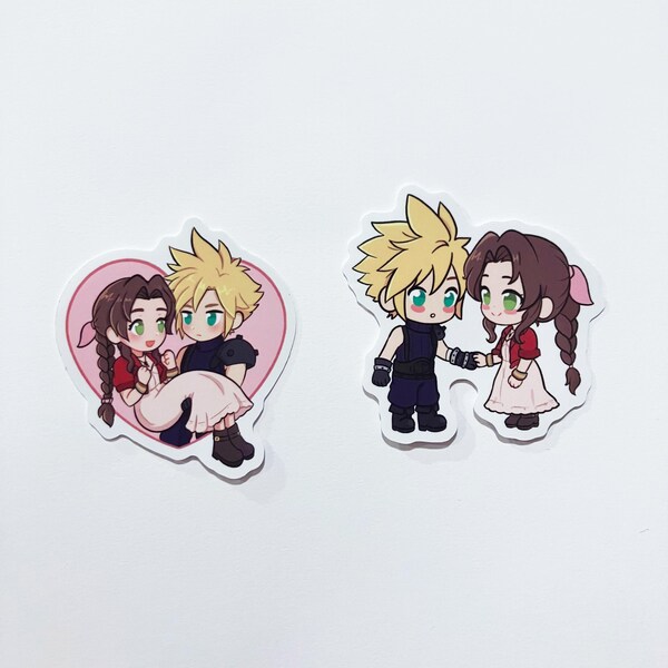 Final Fantasy VII Stickers: Aerith & Cloud