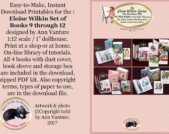 bookew9-12 エロイーズ・ウィルキン作のリトル・ゴールデン・ブック4冊（1:12スケール）