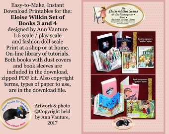 bookfdew3-4 The Eloise Wilkin Books 3 and 4 in Miniature for 1:6 Scale