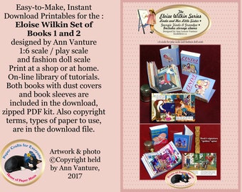 bookfdew1-2 The Eloise Wilkin Book Series 1 & 2 for 1:6 doll scale