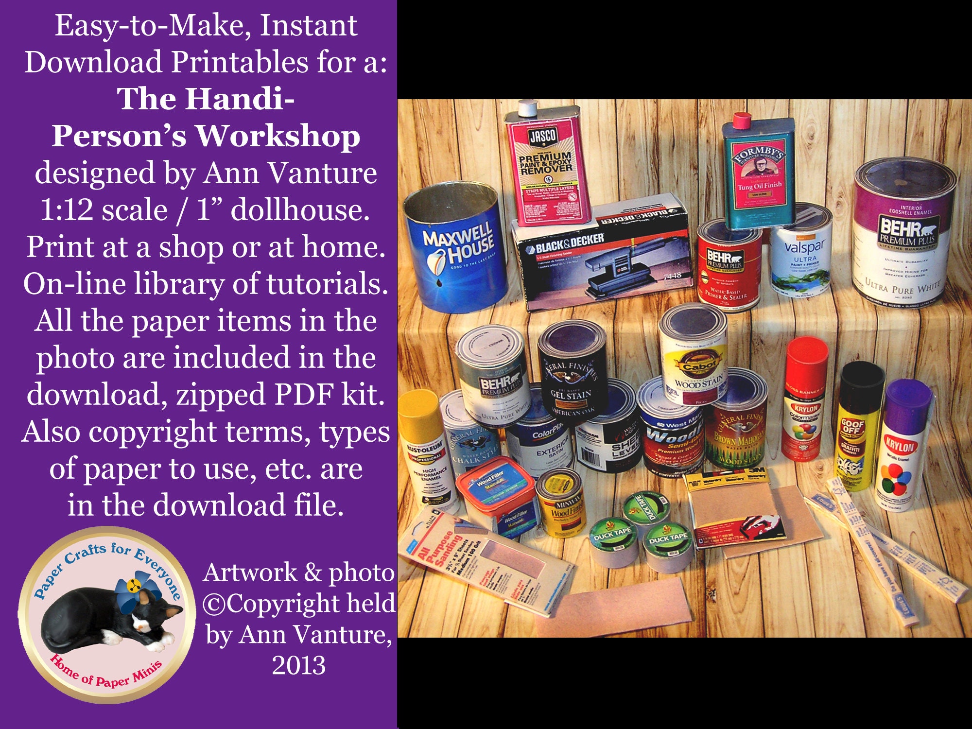 book38 The Handi-Person Workshop 1:12 scale