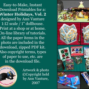 book32 Winter Holidays, Vol. 2 per scala 1:12